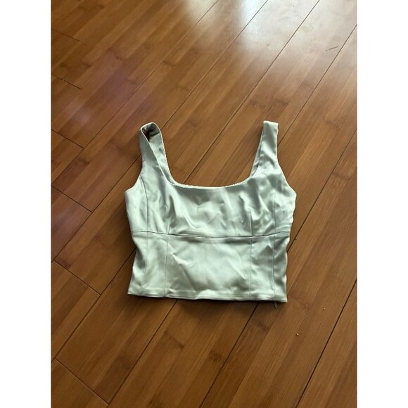 Aritzia Wilfred Shine Bustier Green Top Size XXS 00 - Picture 1 of 4